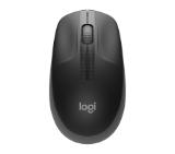 Logitech M190 Full-size Wireless Mouse - CHARCOAL - 2.4GHZ - N/A - EMEA - M190