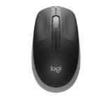 Logitech M190 Full-size wireless mouse - MID GREY - 2.4GHZ - N/A - EMEA - M190