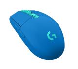 Logitech G305 Wireless Mouse, Lightsync RGB, Lightspeed Wireless, HERO 12K DPI Sensor, 400 IPS, 6 Programmable Buttons, Blue