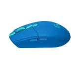 Logitech G305 Wireless Mouse, Lightsync RGB, Lightspeed Wireless, HERO 12K DPI Sensor, 400 IPS, 6 Programmable Buttons, Blue