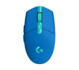 Logitech G305 Wireless Mouse, Lightsync RGB, Lightspeed Wireless, HERO 12K DPI Sensor, 400 IPS, 6 Programmable Buttons, Blue