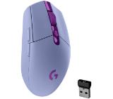 Logitech G305 Wireless Mouse, Lightsync RGB, Lightspeed Wireless, HERO 12K DPI Sensor, 400 IPS, 6 Programmable Buttons, Lilac