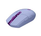 Logitech G305 Wireless Mouse, Lightsync RGB, Lightspeed Wireless, HERO 12K DPI Sensor, 400 IPS, 6 Programmable Buttons, Lilac