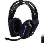 Logitech G733 Wireless Headset, Lightsync RGB, Lightspeed Wireless, PRO-G 40 mm Drivers, DTS Headphone:X 2.0 Surround, Blue Voice Microphone, 278 g, Black