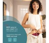 Beurer EM 50 Menstrual Relax, relieve menstrual or endometriosis pain, Combination of heat and TENS, 2 replaceable gel pads,
