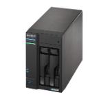 Asustor Lockerstore 2 AS6602T, 2-Bay NAS, Intel Apollo Lake Quad-Core J4125 up to 2.7GHz, 4 GB SO-DIMM DDR4, M.2 Slots (2280 NVMe SSD) x2, GbE x 2, USB 3.2 x 3, HDMI 2.0, WOW (Wake on WAN), WOL, System Sleep Mode, AES-NI hardware encryption