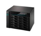 Asustor Lockerstore Pro 10 AS7110T,10 Bay NAS, Intel Xeon Quad-Core E-2224 3.4GHz (up to 4.6GHz) , 8GB DDR4 ECC SODIMM, 2.5GbE x3, 10GbE x1, M.2 Drive Slots x 2, USB 3.2Gen2 x2, USB 3.2Gen1 x1, WOW (Wake on WAN), WOL, System Sleep Mode, AES-NI hardware e