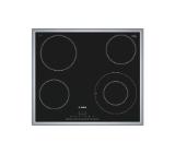 Bosch PKF645FP1E Electric cooktop, Glass-ceramic hob, 4 zones, 1 extension, 60 cm, Black