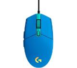 Logitech G102 Mouse, Lightsync RGB, 8000 DPI, 6 Programmable Buttons, Blue