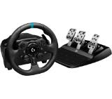 Logitech G923 Racing Wheel And Pedals, Play Station 4, PC, 900° Rotation, Trueforce Next-Gen Force Feedback, Dual Clutch (In Supported Games), Aluminium, Steel, Leather
