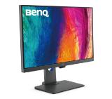 BenQ PD2705Q, 27" IPS LED, 5ms, 2560x1440 2K QHD, Designer Monitor, AQCOLOR, 100% sRGB, HDR10, B.I., LBL, KVM, ICCsync, CAD/CAM, DualView, Contrast 1000:1, 300 cd/m2, HDMI, DP, USB Type-C(Power 65W, DP alt), Speakers 2x2W, Height Adj., Swivel, Tilt, Gray