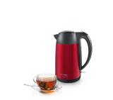 Bosch TWK3P424, Kettle, DesignLine, 2000-2400 W, 1.7 l, Red