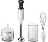 Bosch MS6CA4150, Blender, ErgoMixx, 800 W, Included transparent jug, chopper and stirrer, White, anthracite