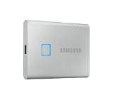 Samsung Portable SSD T7 Touch 500GB, USB 3.2, Fingerprint, Read 1050 MB/s Write 1000 MB/s, Silver