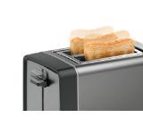 Bosch TAT5P425, Toaster, DesignLine, 820-970W, Auto power off, Defrost and warm setting, Lifting high, Grey