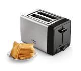 Bosch TAT4P420, Toaster,DesignLine, Stainless steel, 820-970 W, Auto power off, Defrost and warm setting, Lifting high