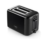 Bosch TAT3P423, Compact toaster,DesignLine, 820-970 W, Auto power off, Defrost and warm setting, Lifting high, Black