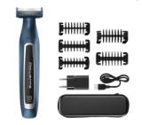 Rowenta TN6030F4  Hybrid Forever Sharp blue, beard, waterproof 3-in-1, self-sharpening blades, 100% stainless steel, 120min autonomy, charging time 1h30min, 5 dual-sided combs, cleaning brush & oil, USB charging cable, anti-shock travel case