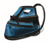 Rowenta VR7046 Liberty blue & black,fast heat up 2min., 5,5 bars, 100g/min, shot 220g/min- microsteam 400, stainless steel soleplate AIRGLIDE, auto off - water tank 1,2L
