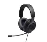 JBL QUANTUM 100 BLK Wired over-ear gaming headset with a detachable mic