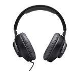 JBL QUANTUM 100 BLK Wired over-ear gaming headset with a detachable mic