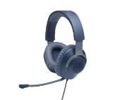 JBL QUANTUM 100 BLU Wired over-ear gaming headset with a detachable mic