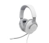 JBL QUANTUM 100 WHT Wired over-ear gaming headset with a detachable mic