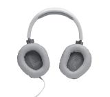 JBL QUANTUM 100 WHT Wired over-ear gaming headset with a detachable mic