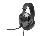 JBL QUANTUM 200 BLK Wired over-ear gaming headset with flip-up mic