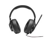 JBL QUANTUM 300 BLK Hybrid wired over-ear gaming headset with flip-up mic