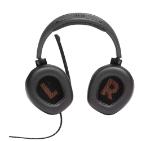 JBL QUANTUM 300 BLK Hybrid wired over-ear gaming headset with flip-up mic