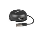 Natec usb 2.0 hub bumblebee 4-port black