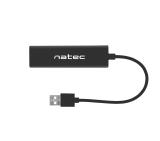 Natec usb 2.0 hub dragonfly 3x port usb 2.0 usb+rj45