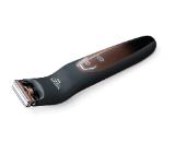 Beurer HR 6000 body groomer,Double-sided shaving blade and rotating attachment with 13 different trim lengths for the body and face,quick-charge function, LED display, Water-resistant