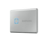 Samsung Portable SSD T7 Touch 2TB, USB 3.2, Fingerprint, Read 1050 MB/s Write 1000 MB/s, Silver