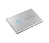 Samsung Portable SSD T7 Touch 2TB, USB 3.2, Fingerprint, Read 1050 MB/s Write 1000 MB/s, Silver