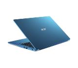 Acer Swift 3, SF314-59-72KF, Core i7 1165G7 (up to 4.7GHz, 12MB), 14" IPS FullHD (1920x1080) Anti-Glare, HD Cam, 8GB DDR4 (on board), 1TB NVMe SSD, Intel Iris X Graphics, Wi-Fi 6 AX201, BT5.0, Backlit Keyboard, MS Win10 Pro, Aqua Blue