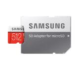 Samsung 512GB micro SD Card EVO+ with Adapter, Class10, Read 100MB/s - Write 90MB/s