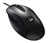 Logitech G MX518 Mouse, HERO 16K DPI Sensor, 5 Onboard Profiles, DPI Button, 8 Programmable Buttons, 110g, Black