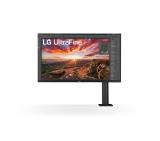 LG 32UN880-B, 31.5" UltraFine Ergo 4K, IPS AG, DCI-P3 95%, 5ms, 350 cd/m2, 1000:1, 3840x2160, HDR 10, USB Type-C, USB, HDMI, DisplayPort, AMD FreeSync, Speaker 5Wx2, Game Mode, Reader Mode, PIP, Tilt/Height/Swivel/Pivot/ Extend/Retract, Black