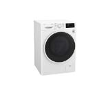 LG F4J6TY0W, Washing Machine, TrueSteam, 8 kg, 1400 rpm, LED Display, A+++ energy class, Inverter Direct Drive, 14 programs, Smart Diagnosis, 6 Motion Direct Drive, 600/560/850, White