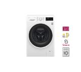LG F4J6TY0W, Washing Machine, TrueSteam, 8 kg, 1400 rpm, LED Display, A+++ energy class, Inverter Direct Drive, 14 programs, Smart Diagnosis, 6 Motion Direct Drive, 600/560/850, White
