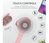 TRUST Nika Touch Bluetooth Earphones Pink