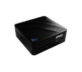 MSI PRO DT CUBI N 8GL-073EU, Intel Celeron N4000 (up to 2.6GHz), RAM 4GB (1x4) DDR4 1xSO-DIMM, SSD 64GB M.2, Gigabit LAN, WiFi 802.11 AC, BT 4.2, Windows 10 Pro, Fan-less design, Only 0.45L chasis, HDMI, VGA, 2x USB3.1, 40 W, 555 gr., VESA, Black