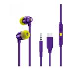 Logitech G333 Gaming Headphones, Cable Management, Custom-length Cable, Dual Dynamic Drivers, Purple