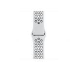Apple Watch Nike S6 GPS, 40mm Silver Aluminium Case with Pure Platinum/Black Nike Sport Band - Regular