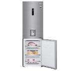 LG GBF71PZDMN, Refrigerator, Bottom Freezer, 338l, LED-display, Water dispenser, Total No Frost, Fresh Zone, LINEAR Cooling, FRESHConverter, FRESHBalancer, Smart Diagnosis, Door Cooling+TM , Energy Efficiency E, Platinum Silver