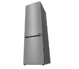 LG GBB61PZJMN, Refrigerator, Bottom Freezer, 341l, Total No Frost, LINEAR Cooling, Fresh Zone, Moist Balancer Crisper, Smart Diagnosis, Door Cooling+TM,  Energy Efficiency E, Platinum Silver