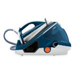 Tefal GV7850E0 Pro Express white & blue, fast heat up 2min - 3 setting - 6,9 bars - 120g/min - steam boost 450g/min - airglide autoclean soleplate - removable water tank 1,6L - auto off - eco - calc collector - lock systеm
