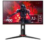 AOC 24G2U5/BK, 23.8" WLED IPS, 1920x1080@75Hz, 4ms GtG/1ms MPRT, 250cd/m2, 1000:1, DC80M:1, FreeSync Prem, FlickerFree, Low Blue Light, 2Wx2, Tilt, Height Adjust, Pivot, Swivel, D-SUB, 2xHDMI, DP, 4xUSB 3.0